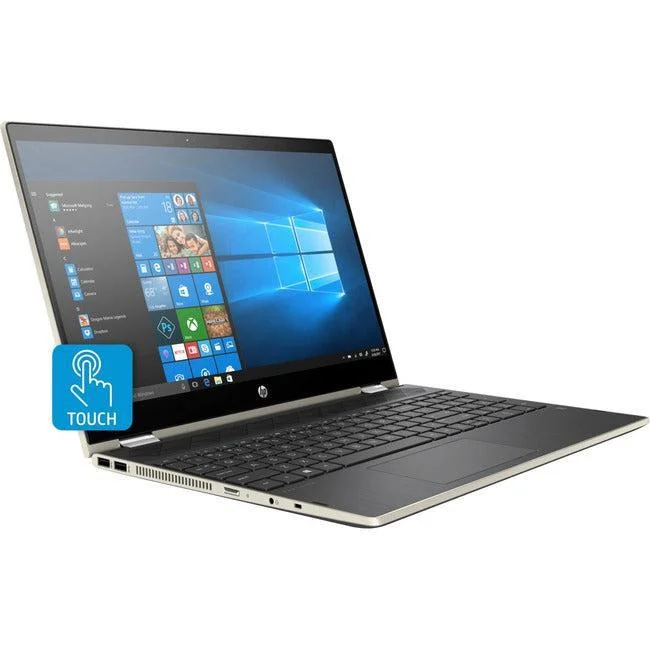 HP Pavilion x360 15-cr0000 15-cr0087cl 15.6 Touchscreen Convertible 2 in 1 Notebook – Intel Core i5 8th Gen i5-8250U – 8 GB – 1 TB HDD – 16 GB Flash Memory – Pale Gold 4WJ88UAR#ABA