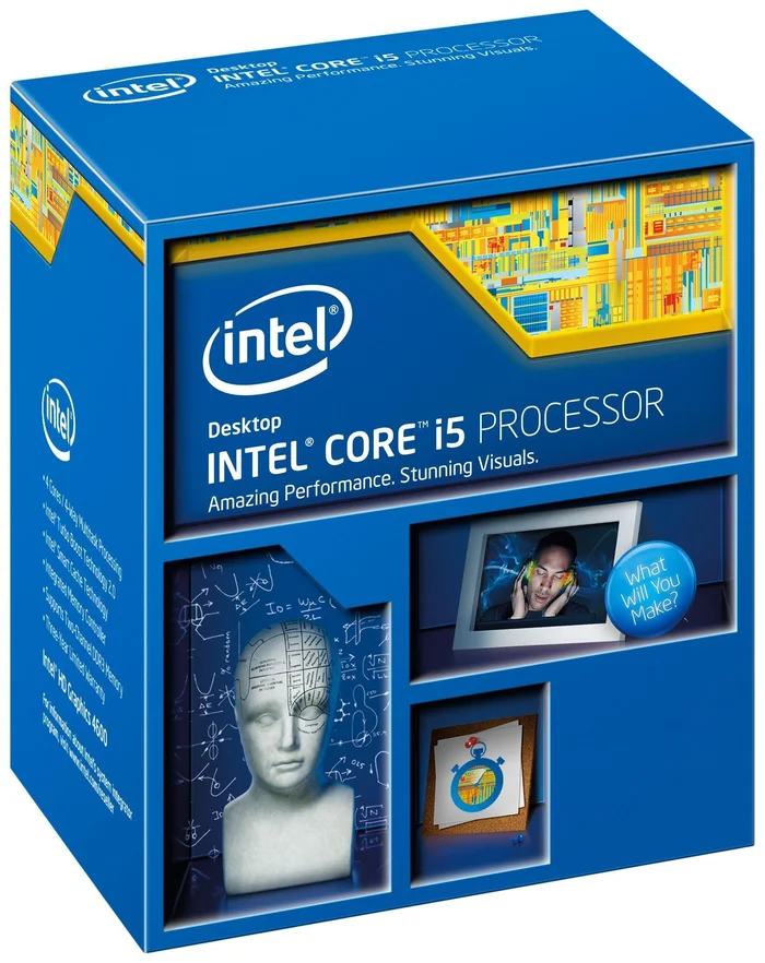 Intel-IMSourcing Intel Core i5 i5-4400 i5-4460 Quad-core (4 Core) 3.20 GHz Processor – Retail Pack BXC80646I54460
