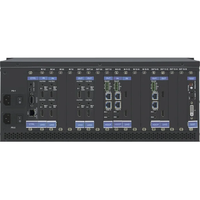 Kramer 2×2 to 16×16 Modular 4K60 4:2:0 Multi-Format Managed Digital Matrix Switcher