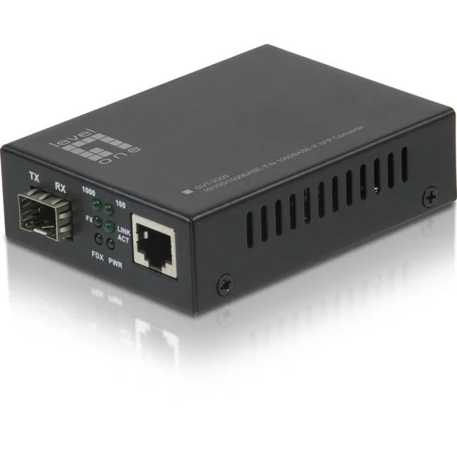 Levelone Gvt-2000 10/100/1000Base-T To 1000Base-X Sfp Mini Media Converter