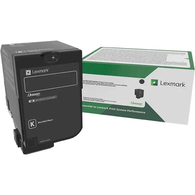 Lexmark Original High Yield Laser Toner Cartridge – Black – 1 Each 84C0HKG