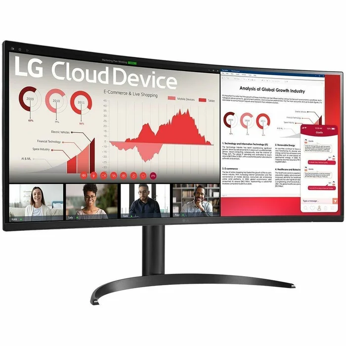 LG 34CR650N-6N All-in-One Thin Client – Intel Celeron N5105 Quad-core (4 Core) 2 GHz – Textured Black