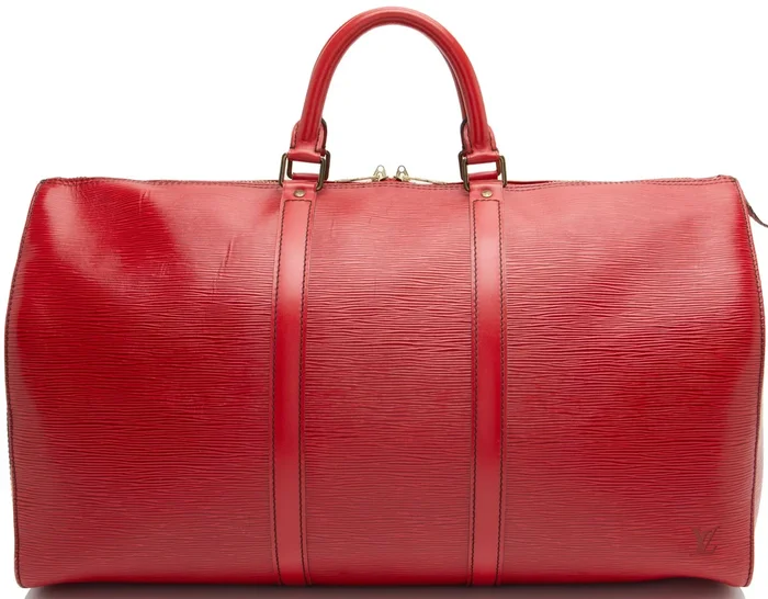 Louis Vuitton Vintage Epi Leather Keepall 50 Duffle – Red