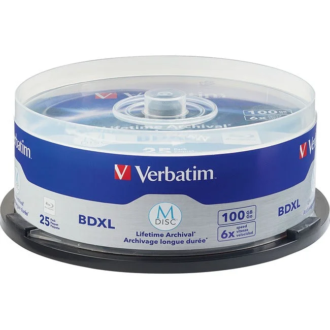 M Disc Bdxl 100Gb 6X With Branded Surface – 25Pk Spindle