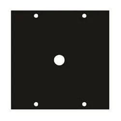 Middle Atlantic 3/8X1 | Ucp Module, 3/8″ Diameter 1-Punchout, 3.39″ Width X 0.125″ Depth X 3.49″ Height, Aluminum, Black Brushed And Anodized