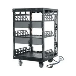 Middle Atlantic 5-14-CONFIG | Slim 5 Series Rack, 14 Ru, 20″D, Configured, 20″ D X 32 1/2″ H, Configured