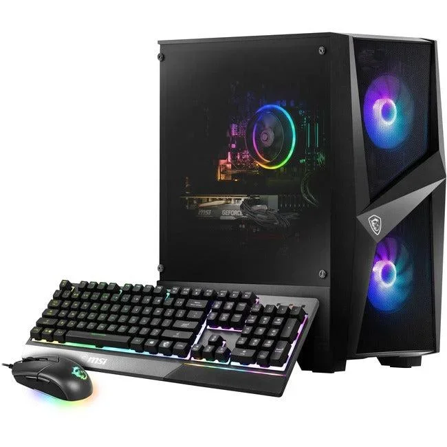 Msi Codex R 11Tg-031Us Gaming Desktop Computer – Intel Core I5 11Th Gen I5-11400F Hexa-Core (6 Core) 2.60 Ghz – 16 Gb Ram Ddr4 Sdram – 1 Tb Hdd – 512 Gb M.2 Pci Express Nvme Ssd – Black
