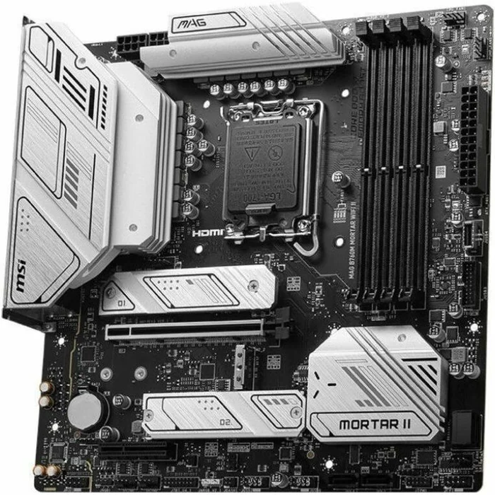 MSI MAG B760M MORTAR WIFI II Desktop Motherboard – Intel B760 Chipset – Socket LGA-1700 – Micro ATX
