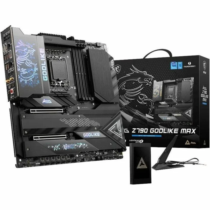 MSI MEG Z790 GODLIKE MAX Gaming Desktop Motherboard – Intel Z790 Chipset – Socket LGA-1700 – Extended ATX