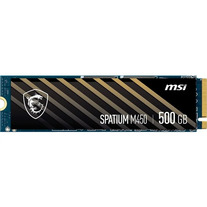 MSI SPATIUM M450 500 GB Solid State Drive – M.2 2280 Internal – PCI Express NVMe (PCI Express 4.0 x4)