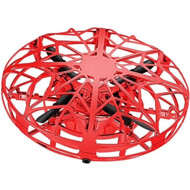 Myepads Hover Star- Motion Controlled Ufo- Includes Glowing Led Lights- Red Red-Ufo-N