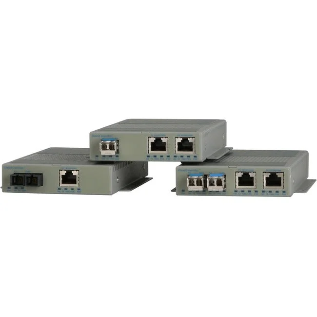 Omnitron Systems 10/100 Media Converter With Power Over Ethernet