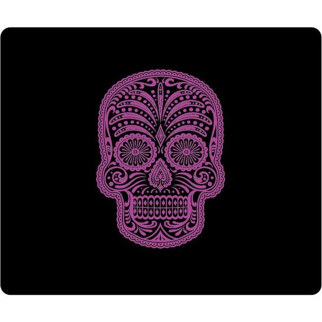 OTM Hipster Prints Black Mouse Pad, Mrs. Sugarbones OP-MPV1BM-HIP-18
