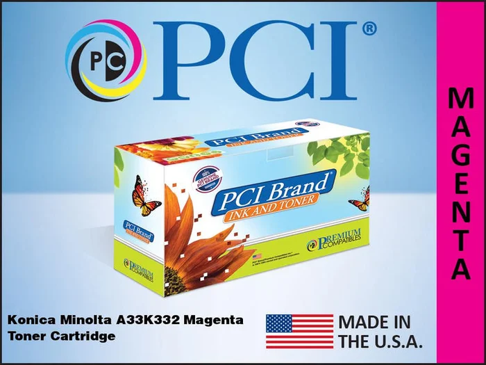 Premium Compatibles A33K332-PCI Laser Toner Cartridge – Alternative for Konica Minolta TN512M, A33K332, TN-512M, A33K332 – Magenta – 1 / Pack