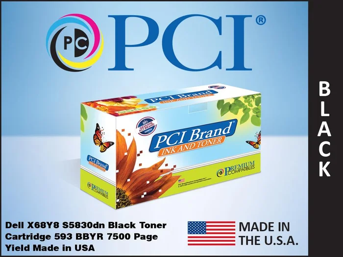 Premium Compatibles Laser Toner Cartridge – Alternative for Dell 593-BBYR – Black – 1 / Each 593-BBYR-PCI