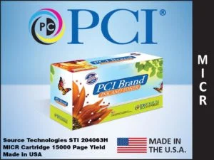 Premium Compatibles STI-204063H-PCI MICR Laser Toner Cartridge – Alternative for Source Technologies STI-204063H – 1 / Pack