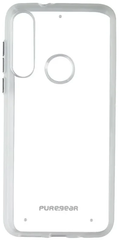 PureGear Slim Shell Phone Case for Motorola Moto G Fast (2020) – Clear