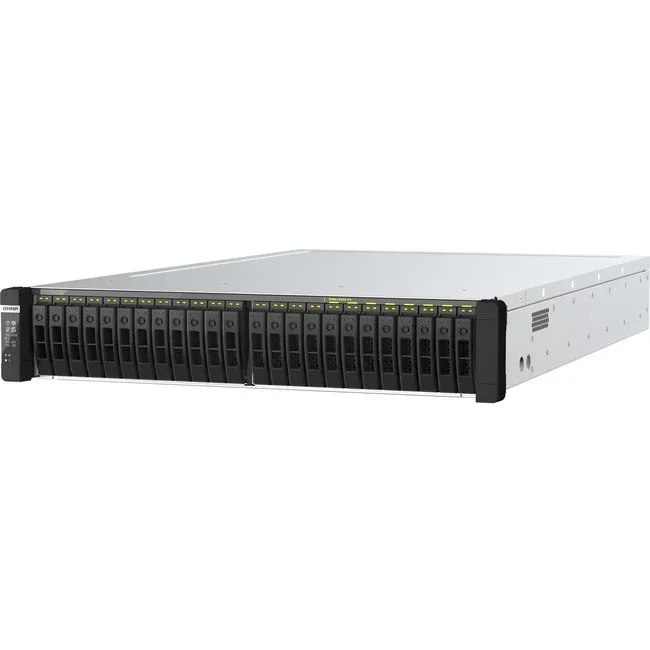 Qnap Tds-H2489Fu-4314-128G – Nas Server – 24 Bays – Rack-Mountable – Sata 6Gb/S – Raid 0, 1, 5, 6, 10, 50, Jbod, 60 – Ram 128 Gb – 25 Gigabit Ethernet / 2.5 Gigabit Ethernet – Iscsi Support – 2U