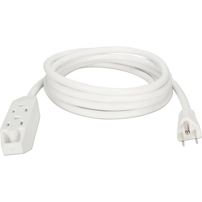 Qvs 3-Outlet 3-Prong 25Ft Power Extension Cord Pc3Px-25Wh