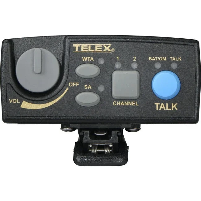 RTS Narrow Band UHF Two-Channel Wireless Synthesized Portable Beltpack TR-80N-E5R5