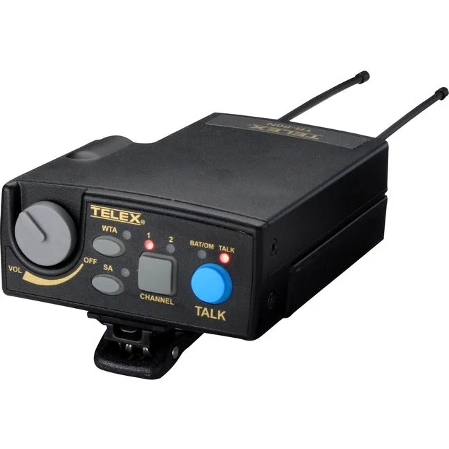 RTS UHF Narrow Band Synthesized Wireless Intercom 2CH Portable Beltpack TR-80N-FER
