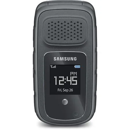 Samsung – Rugby 4 Cell Phone – Black
