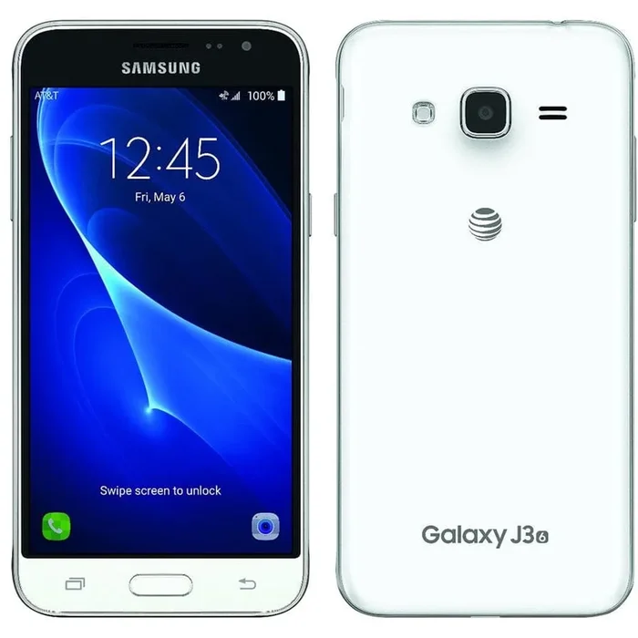 Samsung Galaxy J3 – 16 GB – White – AT&T – CDMA/GSM