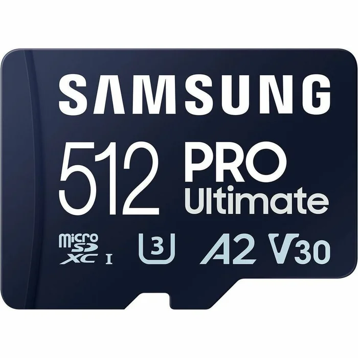 Samsung PRO Ultimate 512 GB Class 10/UHS-I (U3) V30 microSDXC – 1 Pack