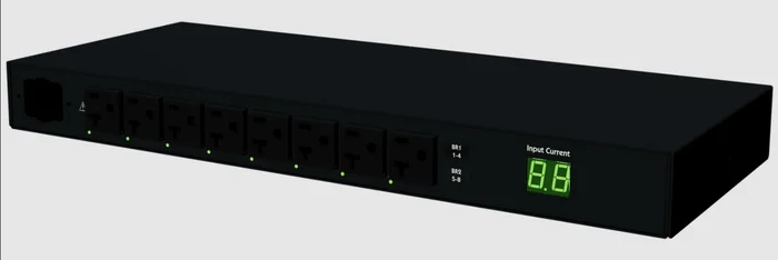 Servertech C1W08HC-1DCA2BA5 | Switched Pro1, PIPS (Per Inlet Power Sensing), 1U, 8 X Nema 5-20R