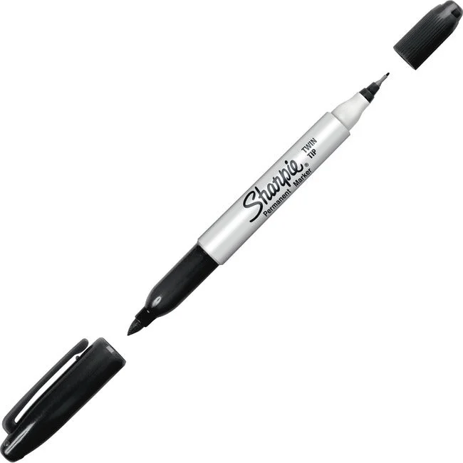 Sharpie Twin Black 12 Pack