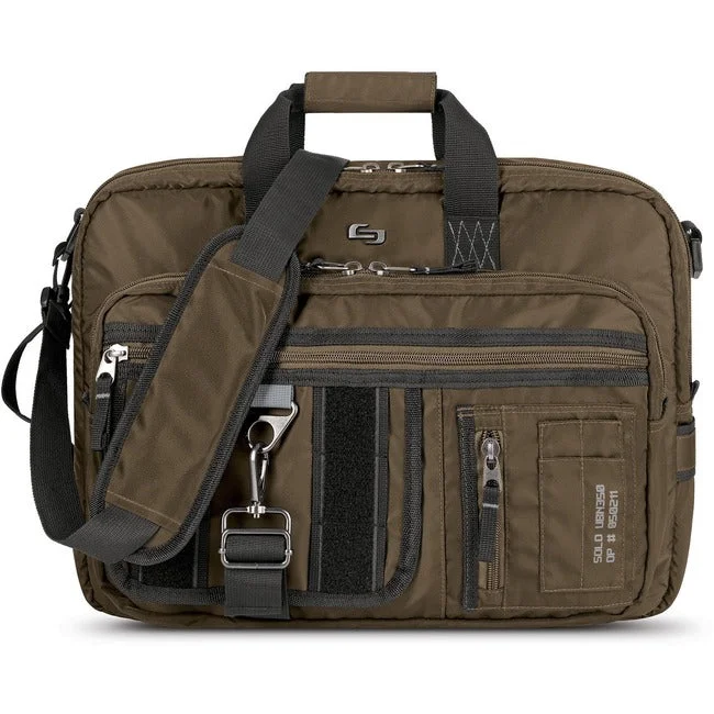 Solo Black Ops Carrying Case (Backpack/Briefcase) for 15.6 Notebook – Bronze” UBN3503