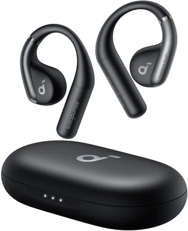Soundcore by Anker AeroFit Open-Ear Headphones – Black