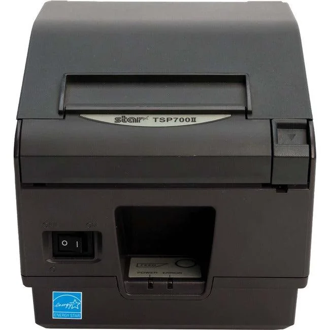 Star Micronics Tsp743Ii Desktop Direct Thermal Printer – Monochrome – Wall Mount – Label Print – Bluetooth – With Cutter – Gray
