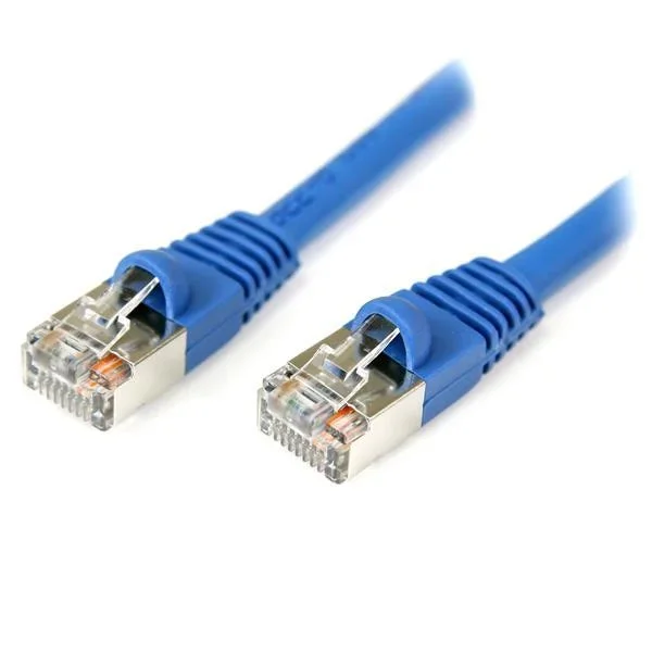 Startech.Com 3 Ft Cat5E Blue Snagless Shielded Rj45 F/Utp Cat 5E Patch Cable – 3Ft Patch Cord