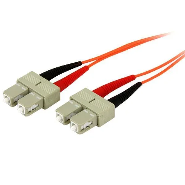Startech.Com Fiber Optic Cable – Multimode Duplex 50/125 – Ofnp Plenum – Sc/Sc – 3 M