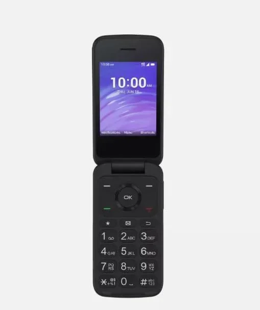 TCL Classic 4058W AT&T 4G LTE Unlocked Flip Phone 8GB