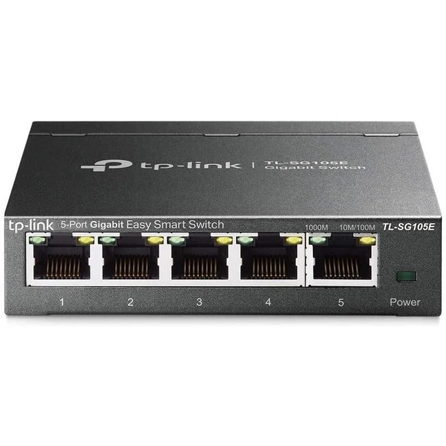 Tp-Link Tl-Sg105E – 5-Port Gigabit Easy Smart Switch – Limited Lifetime Protection