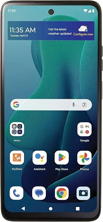Tracfone | Motorola Moto g 5G 2024 | Locked |128GB | 5000mAh Battery | 50MP Camera | 6.6″ Display | Gray