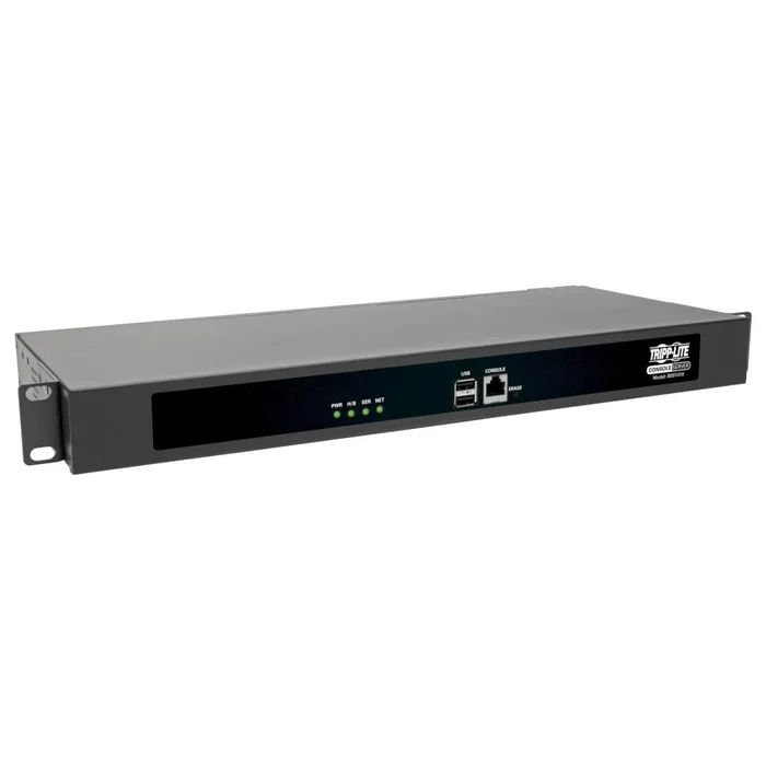 Tripp Lite 16-Port Console Server, Usb Ports (2) – Dual Gbe Nic, 4 Gb Flash, Desktop/1U Rack, Taa