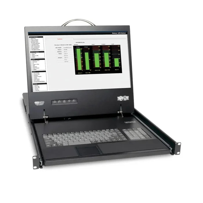 Tripp Lite Netcommander 8-Port Cat5 1U Rack-Mount Console Kvm Switch With 19-In. Lcd