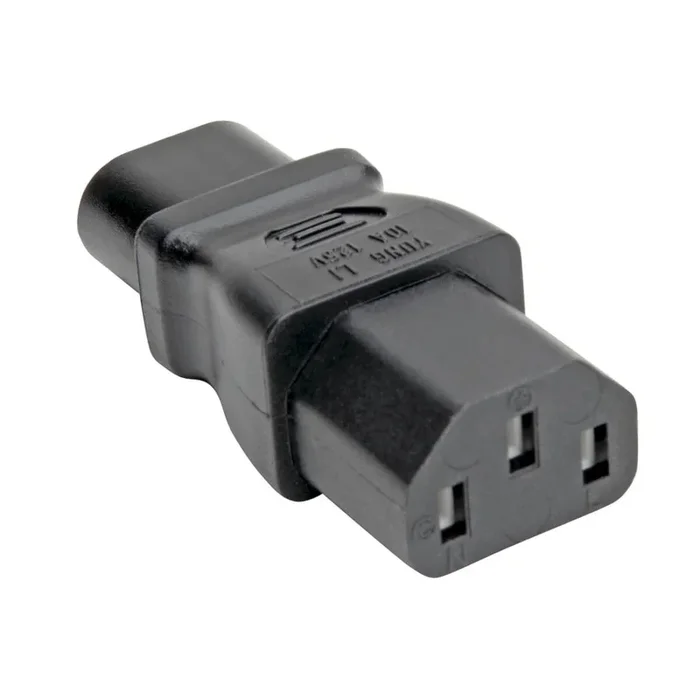 Tripp Lite P003-000 Power Cord Adapter, C8 To C13 – 10A, 125V, Black
