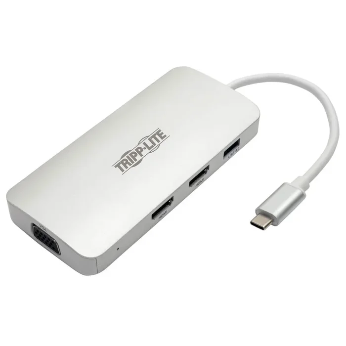 Tripp Lite U442-Dock12-S Usb-C Dock, Triple Display – Hdmi, Vga, Usb 3.2 Gen 1, Usb-A Hub, 100W Pd Charging