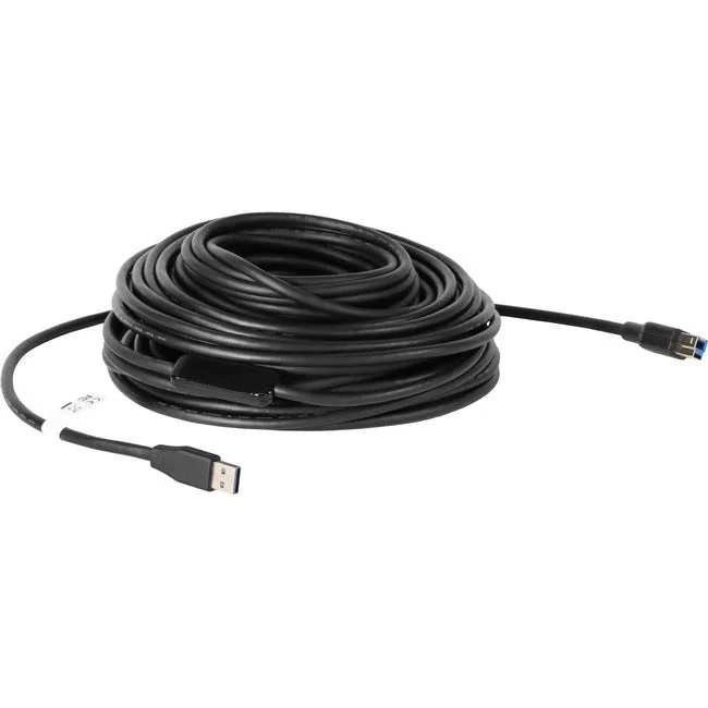 Vaddio 20m USB 3.0 A to USB B Cable – Active USB Cable – Black 440-1005-023