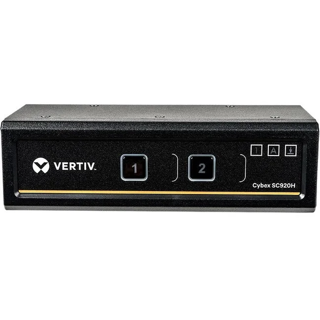 Vertiv Cybex SC900 Secure Desktop KVM Switch | 2 Port Dual-Head| HDMI | TAA SC920H-001