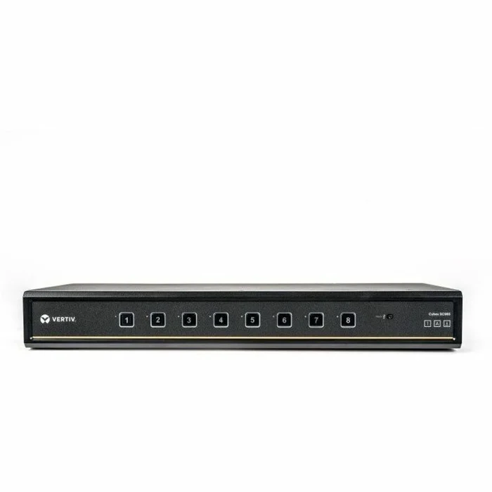 Vertiv Cybex SC900 Secure KVM | 8 Port Universal DP/H Dual Display | CAC PP4.0