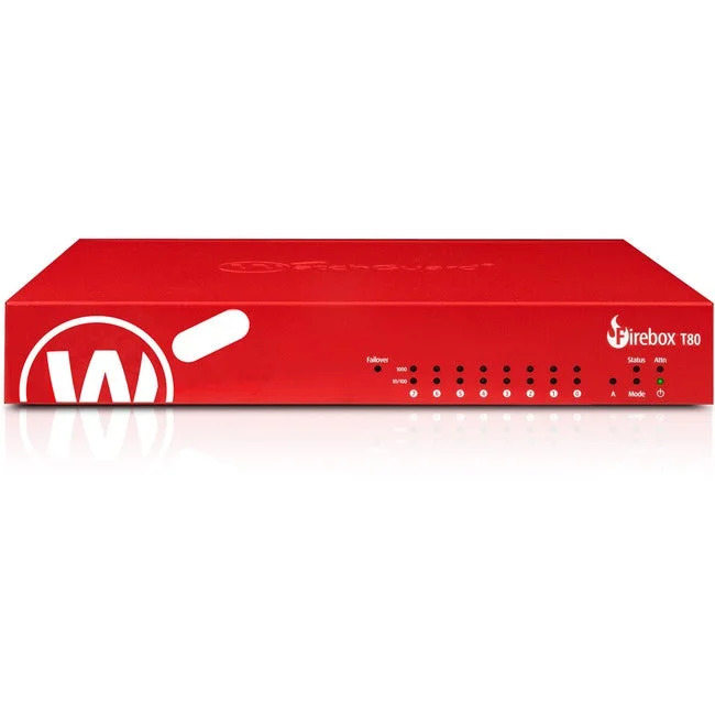 Watchguard Firebox T80 With 3-Yr Standard Support (Us)