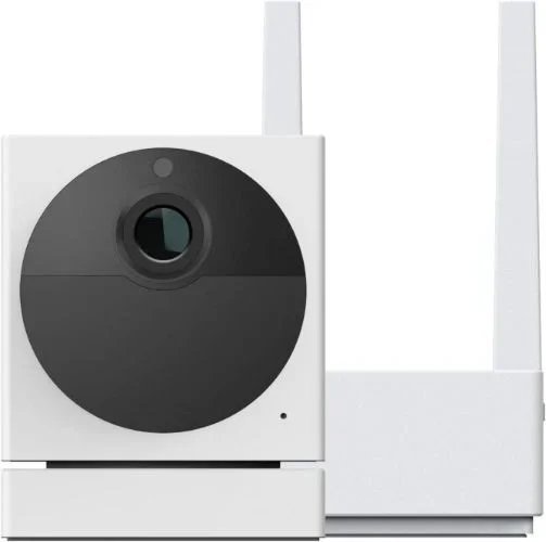 Wyze Camera Outdoor Base Station & Camera Bundle Combo – White