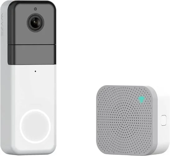 Wyze Video Doorbell Pro + Wyze Chime Pro – White