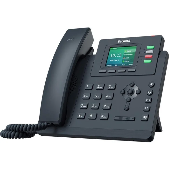Yealink SIP-T33G IP Phone – Corded/Cordless – Corded – Wall Mountable, Desktop – Classic Gray