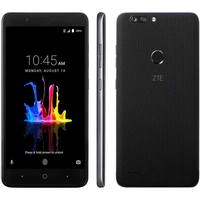 ZTE Blade Z Max 32GB Z982 4G LTE 6″ Dual 16MP + 2MP Cell-Phone Black